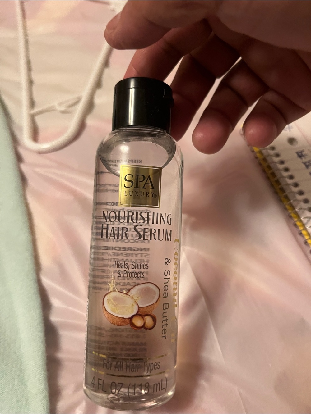 Nourishing Hair Serum with Coconut & Shea Butter - Clear